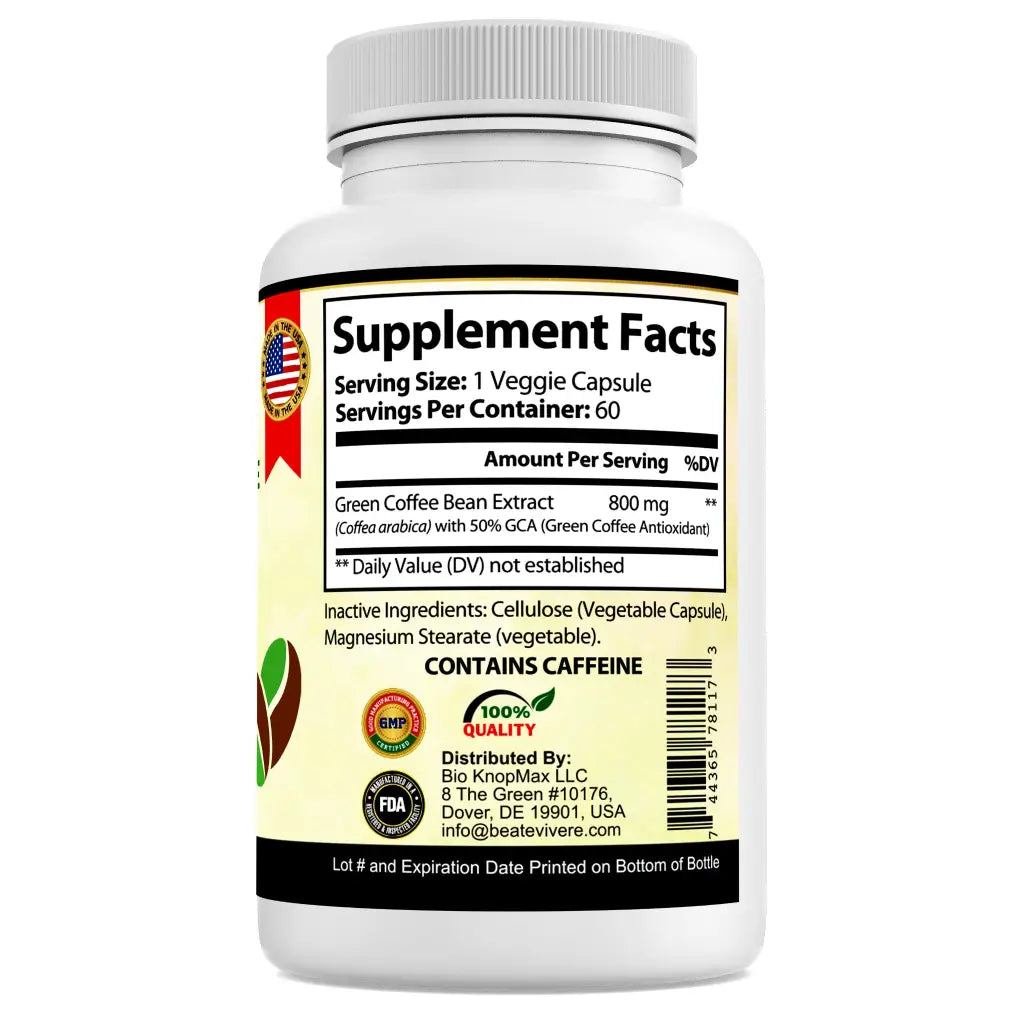 Green Coffee Bean with GCA - Vitamins & Supplements