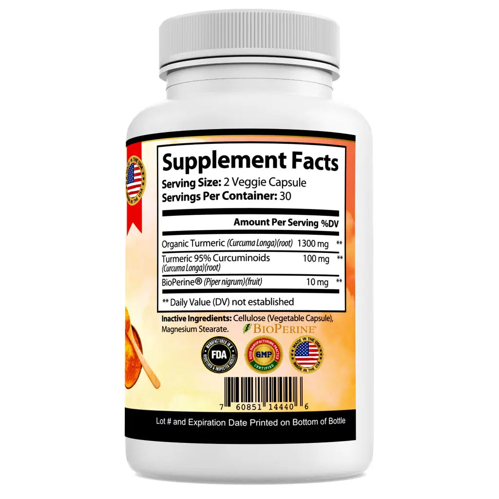 Turmeric Curcumin 1300mg with Bioperine® - Health Care